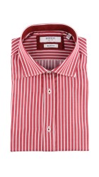 Ανδρικό Πουκάμισο Slim Fit Boston 704-4 Κόκκινο