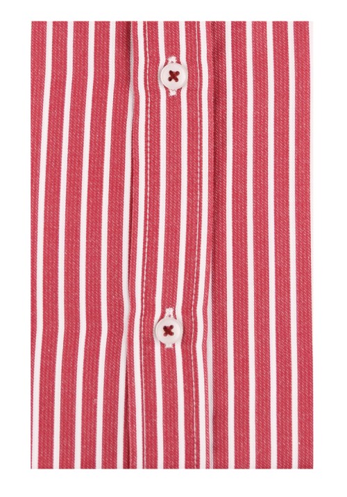 Ανδρικό Πουκάμισο Slim Fit Boston 704-4 Κόκκινο