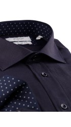 Ανδρικό Πουκάμισο Slim Fit Boston 95023-465-2 Μπλε