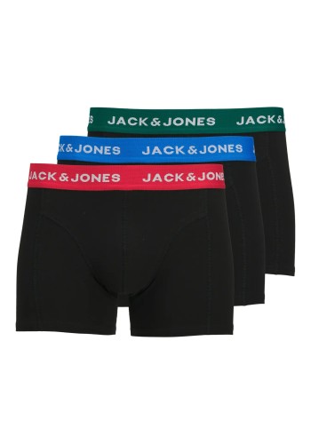 Ανδρικά Μποξεράκια 3Pack Jack & Jones Jacjoe Trunks 3Pack 12271554 Black Ανδρικά Μποξεράκια 3Pack Jack & Jones Jacjoe Trunks 3Pack 12271554 Black