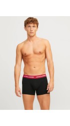Ανδρικά Μποξεράκια 3Pack Jack & Jones Jacjoe Trunks 3Pack 12271554 Black