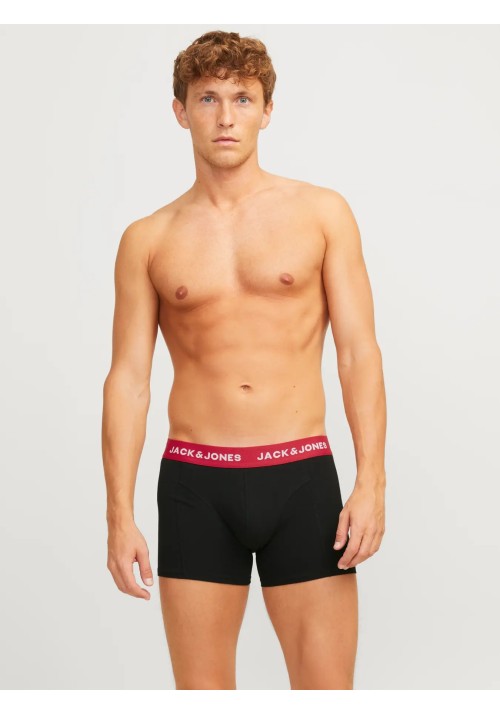Ανδρικά Μποξεράκια 3Pack Jack & Jones Jacjoe Trunks 3Pack 12271554 Black