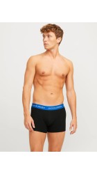Ανδρικά Μποξεράκια 3Pack Jack & Jones Jacjoe Trunks 3Pack 12271554 Black