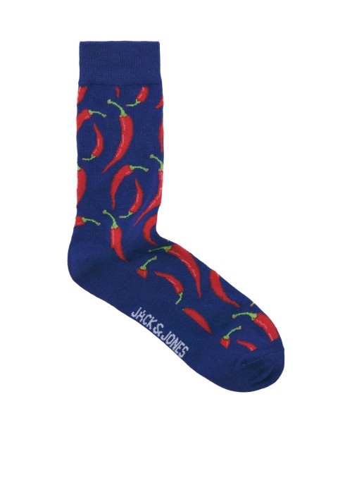 Ανδρικές Κάλτσες  Jack & Jones JAChot Food Socks 3 Pack Πολύχρωμες Ανδρικές Κάλτσες  Jack & Jones JAChot Food Socks 3 Pack Πολύχρωμες