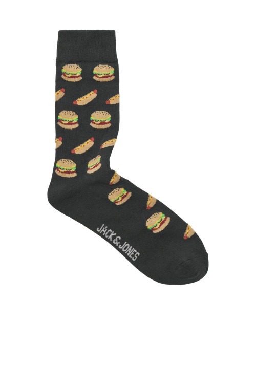 Ανδρικές Κάλτσες  Jack & Jones JAChot Food Socks 3 Pack Πολύχρωμες Ανδρικές Κάλτσες  Jack & Jones JAChot Food Socks 3 Pack Πολύχρωμες