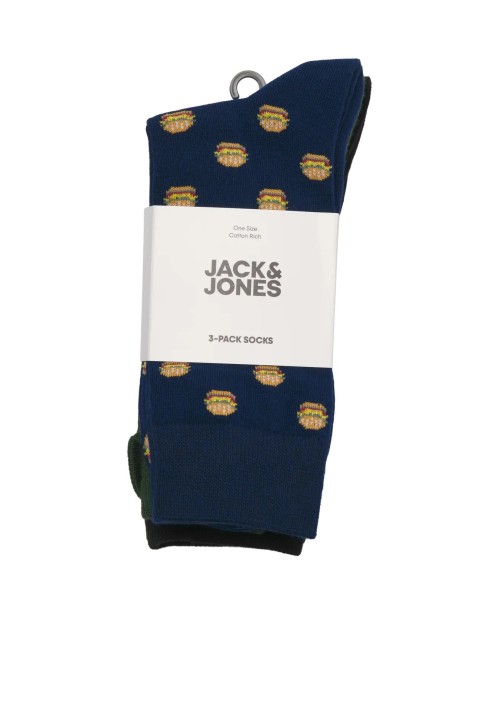 Ανδρικές Κάλτσες 3 Pack Jack & Jones Jaclando Food Socks 3 Pack 12301324 Ocean Cavern Pineneedle - Black Ανδρικές Κάλτσες 3 Pack Jack & Jones Jaclando Food Socks 3 Pack 12301324 Ocean Cavern Pineneedle - Black