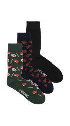 Ανδρικές Κάλτσες 3 Pack Jack & Jones Jacgareth Food Socks 3 Pack 12301342 Pine Grove/Black Sk Ανδρικές Κάλτσες 3 Pack Jack & Jones Jacgareth Food Socks 3 Pack 12301342 Pine Grove/Black Sk