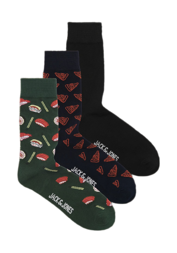 Ανδρικές Κάλτσες 3 Pack Jack & Jones Jacgareth Food Socks 3 Pack 12301342 Pine Grove/Black Sk Ανδρικές Κάλτσες 3 Pack Jack & Jones Jacgareth Food Socks 3 Pack 12301342 Pine Grove/Black Sk
