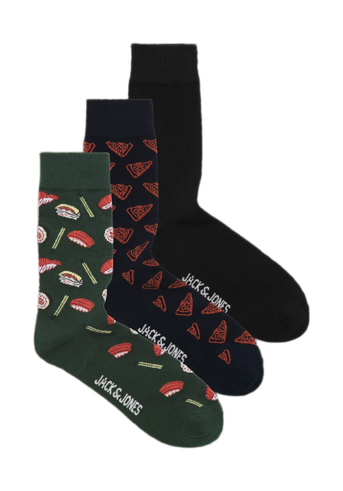 Ανδρικές Κάλτσες 3 Pack Jack & Jones Jacgareth Food Socks 3 Pack 12301342 Pine Grove/Black Sk Ανδρικές Κάλτσες 3 Pack Jack & Jones Jacgareth Food Socks 3 Pack 12301342 Pine Grove/Black Sk