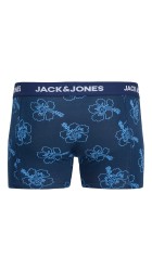 Ανδρικά Μποξεράκια 3Pack Jack & Jones Jacanthony Print Trunks 3 Pack Noos 12298171 Pageant Blue Pageant Blue - Navy Blazer