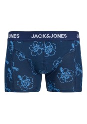 Ανδρικά Μποξεράκια 3Pack Jack & Jones Jacanthony Print Trunks 3 Pack Noos 12298171 Pageant Blue Pageant Blue - Navy Blazer