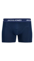 Ανδρικά Μποξεράκια 3Pack Jack & Jones Jacanthony Print Trunks 3 Pack Noos 12298171 Pageant Blue Pageant Blue - Navy Blazer