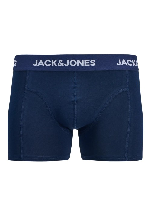 Ανδρικά Μποξεράκια 3Pack Jack & Jones Jacanthony Print Trunks 3 Pack Noos 12298171 Pageant Blue Pageant Blue - Navy Blazer