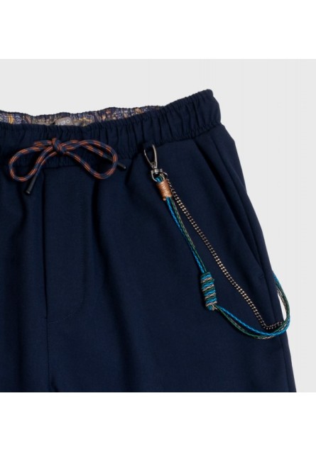 Ανδρικό Παντελόνι Chino Gianni Lupo GL5107BD-AW23 Navy Μπλε