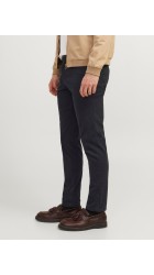 Ανδρικό Παντελόνι Chino Jack & Jones JPSTMarco Bowie SA Black Noos 12150158 Μαύρο