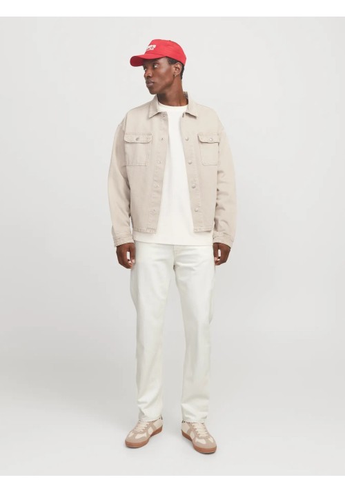 Ανδρικό Παντελόνι Τζιν Jack & Jones JJICHRIS JJCOOPER 900 NOOS 12246401 Ecru