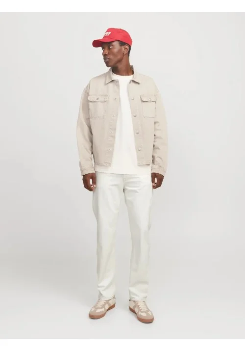 Ανδρικό Παντελόνι Τζιν Jack & Jones JJICHRIS JJCOOPER 900 NOOS 12246401 Ecru