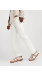 Ανδρικό Παντελόνι Τζιν Jack & Jones JJICHRIS JJCOOPER 900 NOOS 12246401 Ecru