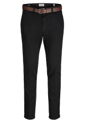 Ανδρικό Παντελόνι Chino Jack & Jones JPSTMarco Franco Chino W Belt 12279249 Black