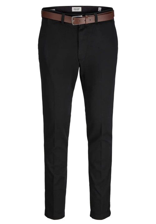 Ανδρικό Παντελόνι Chino Jack & Jones JPSTMarco Franco Chino W Belt 12279249 Black