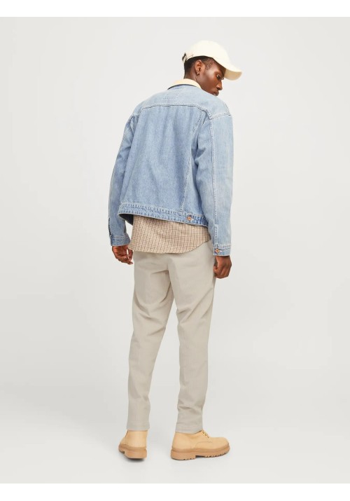 Ανδρικό Παντελόνι Chino Jack & Jones Κοτλέ 12260910 Moonbeam