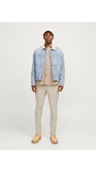 Ανδρικό Παντελόνι Chino Jack & Jones Κοτλέ 12260910 Moonbeam