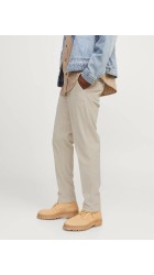 Ανδρικό Παντελόνι Chino Jack & Jones Κοτλέ 12260910 Moonbeam