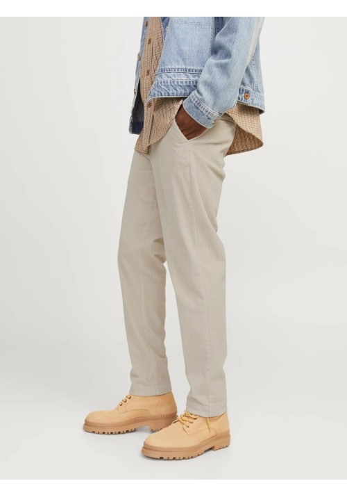 Ανδρικό Παντελόνι Chino Jack & Jones Κοτλέ 12260910 Moonbeam