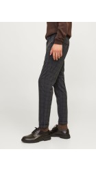 Ανδρικό Παντελόνι Chino Jack & Jones JPSTMarco JJConnor Tap shoe/Check 12193553 Dark Grey Ανδρικό Παντελόνι Chino Jack & Jones JPSTMarco JJConnor Tap shoe/Check 12193553 Dark Grey