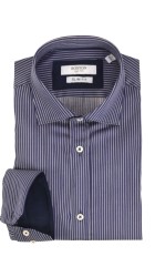 Ανδρικό Πουκάμισο Slim Fit Boston 606-2 Μπλε