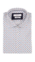 Ανδρικό Πουκάμισο Slim Fit Boston 607-2 Λευκό