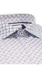 Ανδρικό Πουκάμισο Slim Fit Boston 607-2 Λευκό