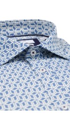 Ανδρικό Πουκάμισο Slim Fit Boston 607-3 Γαλάζιο Ανδρικό Πουκάμισο Slim Fit Boston 607-3 Γαλάζιο