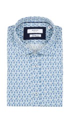 Ανδρικό Πουκάμισο Slim Fit Boston 607-3 Γαλάζιο Ανδρικό Πουκάμισο Slim Fit Boston 607-3 Γαλάζιο