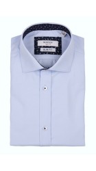 Ανδρικό Πουκάμισο Slim Fit Boston 9502-455-3 Γαλάζιο