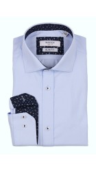 Ανδρικό Πουκάμισο Slim Fit Boston 9502-455-3 Γαλάζιο