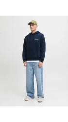 Ανδρικό Φούτερ Jack & Jones JJYuki Front Sweat Hood 12287229 Sky Captain