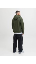 Ανδρικό Φούτερ Jack & Jones JJJJYUKI FRONT SWEAT HOOD 12287229 Λαδί