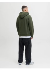 Ανδρικό Φούτερ Jack & Jones JJJJYUKI FRONT SWEAT HOOD 12287229 Λαδί Ανδρικό Φούτερ Jack & Jones JJJJYUKI FRONT SWEAT HOOD 12287229 Λαδί