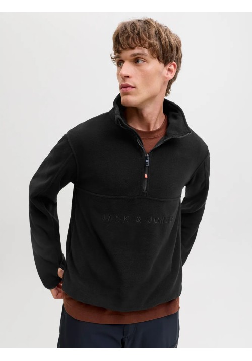 Ανδρική Μπλούζα Jack & Jones JJALPES HALF ZIP FLEECE JACKET AW25 12284828 Μαύρο Ανδρική Μπλούζα Jack & Jones JJALPES HALF ZIP FLEECE JACKET AW25 12284828 Μαύρο