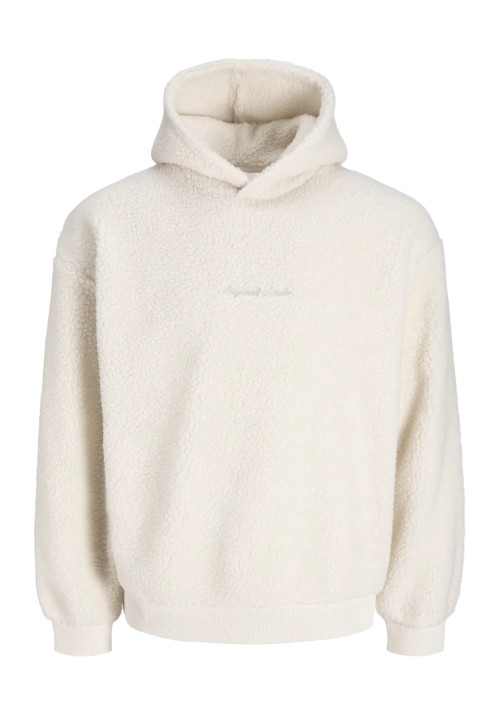 Ανδρικό Φούτερ Jack & Jones Jornorrebro Teddy Sweat Hood 12293535 Oatmeal