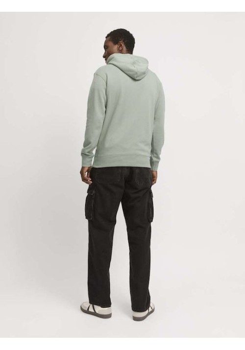 Ανδρικό Φούτερ Jack & Jones JJBeau Sweat Hood LN 12268436 Iceberg Green
