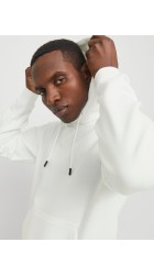 Ανδρικό Φούτερ με Κουκούλα και Τσέπες Jack & Jones JJEBRADLEY 12249340 Sweat Hood Noos Λευκό