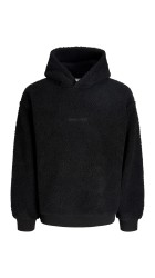 Ανδρικό Φούτερ Jack & Jones Jornorrebro TEDDY SWEAT HOOD 12293535 Μαύρο
