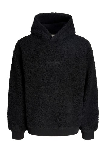Ανδρικό Φούτερ Jack & Jones Jornorrebro TEDDY SWEAT HOOD 12293535 Μαύρο
