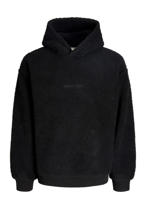 Ανδρικό Φούτερ Jack & Jones Jornorrebro TEDDY SWEAT HOOD 12293535 Μαύρο