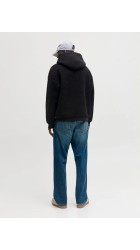 Ανδρικό Φούτερ Jack & Jones Jornorrebro TEDDY SWEAT HOOD 12293535 Μαύρο