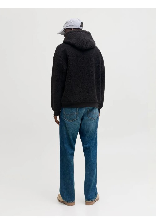 Ανδρικό Φούτερ Jack & Jones Jornorrebro TEDDY SWEAT HOOD 12293535 Μαύρο