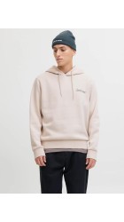 Ανδρικό Φούτερ Jack & Jones JJYuki Front Sweat Hood 12287229 Moonbeam
