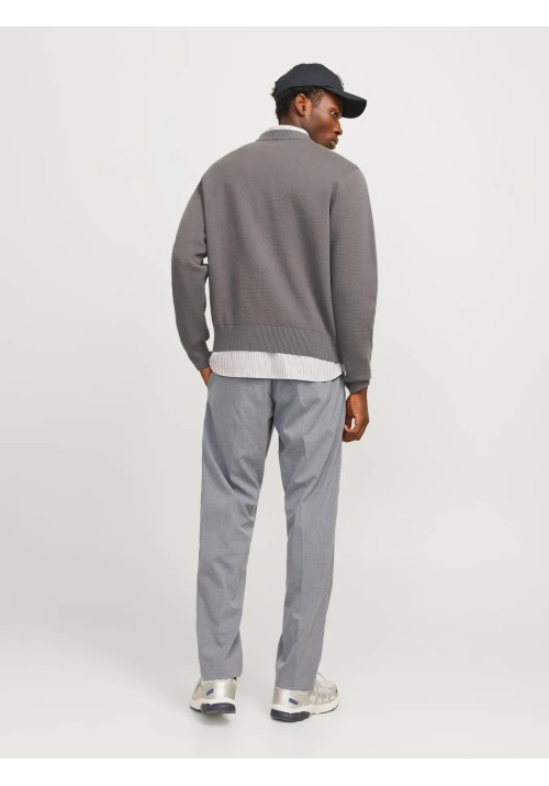 Ανδρικό Παντελόνι Chino Jack & Jones JPSTKANE Edwin Jogger NOOS 12268303 Grey Melange